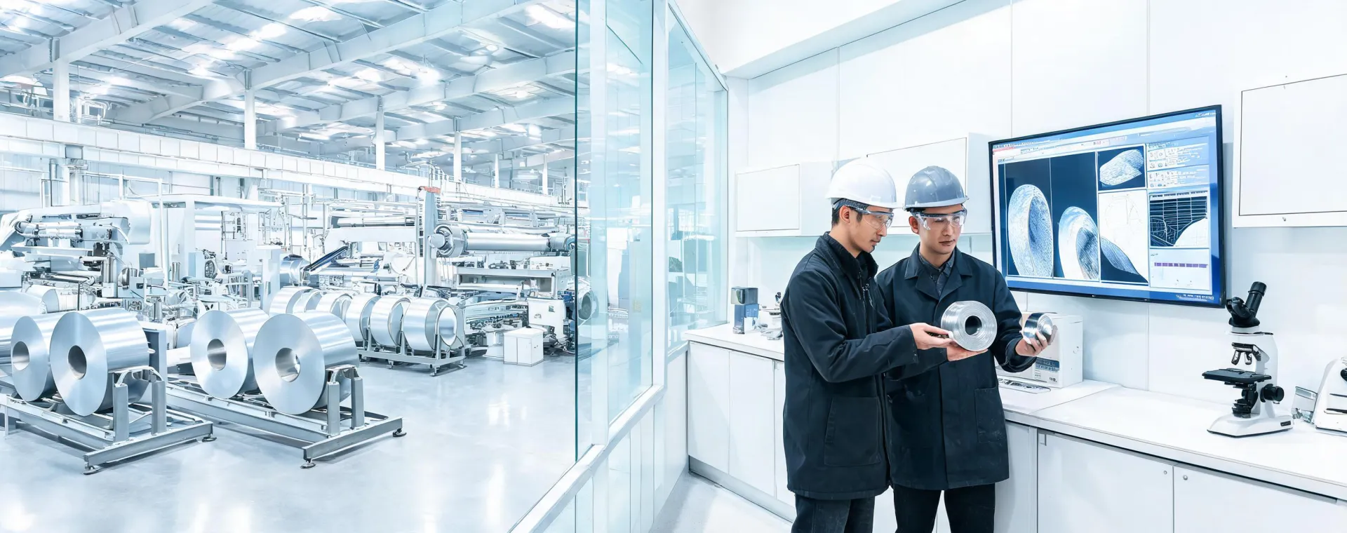 Arconic aluminum mill and quality laboratory