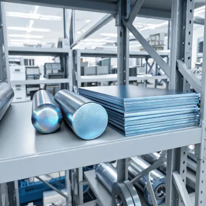 Titanium bar and plate