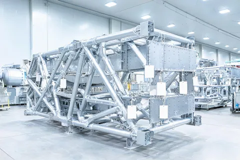 Aerospace aluminum structure
