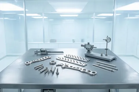 Medical titanium component manufacturing