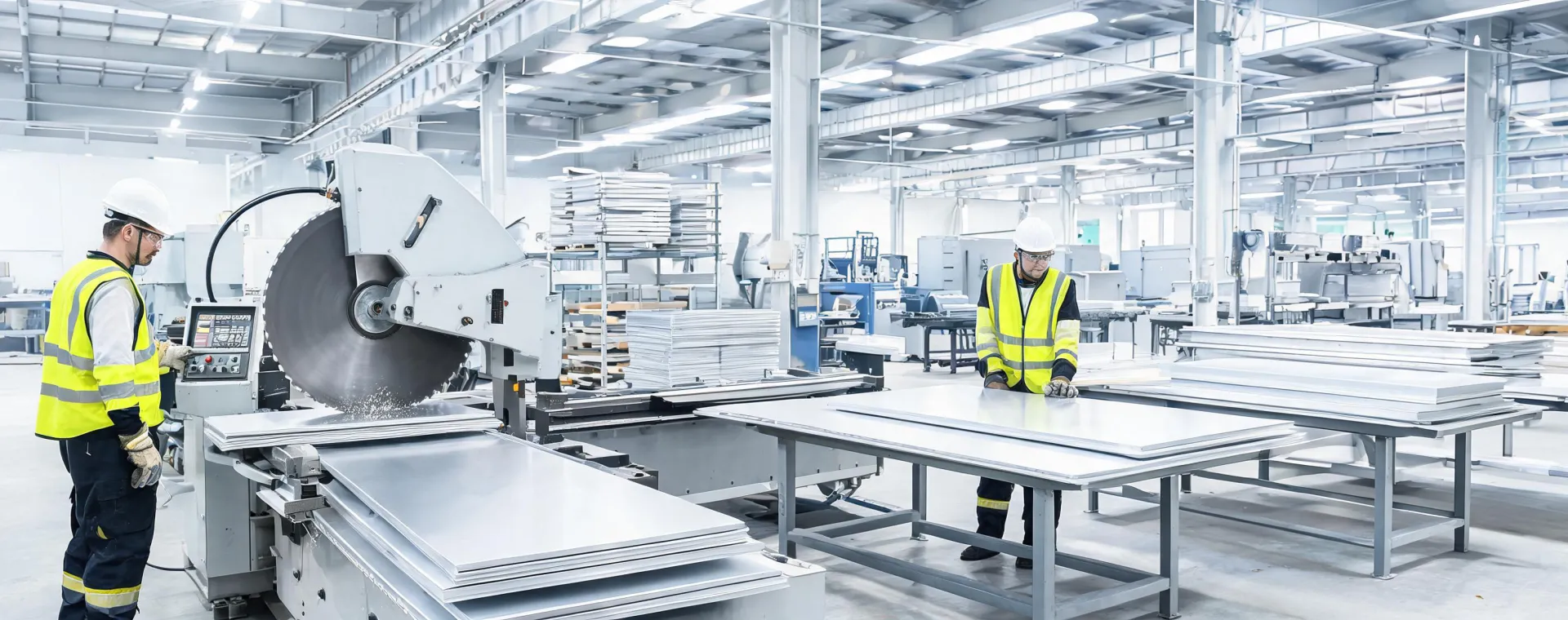Arconic processing line for aluminum plate
